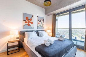 Cozy Flat with Fascinating City View and Balcony in Sisli